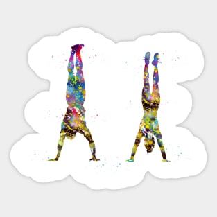 Handstand Sticker